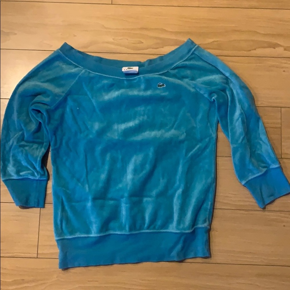 Lacoste off the shoulder sweater